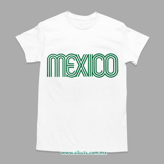 Playera Hombre México Retro