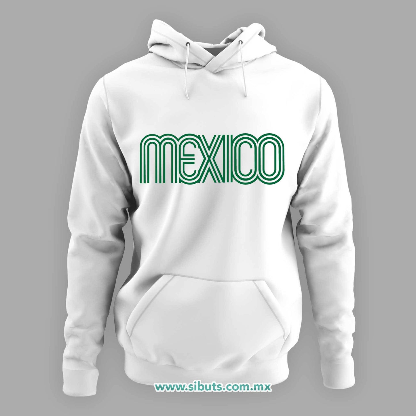 Sudadera Mujer Gorro México Retro