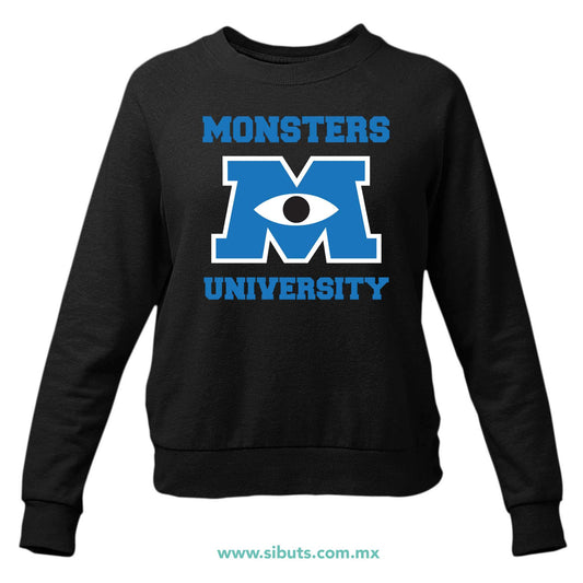 Sudadera Mujer Cuello Redondo Monsters Inc. Monsters University