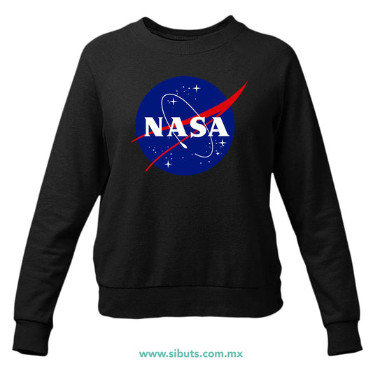 Sudadera Mujer Cuello Redondo Nasa