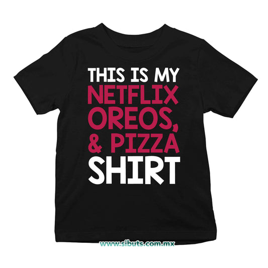 Playera Niña Frase Netflix Shirt