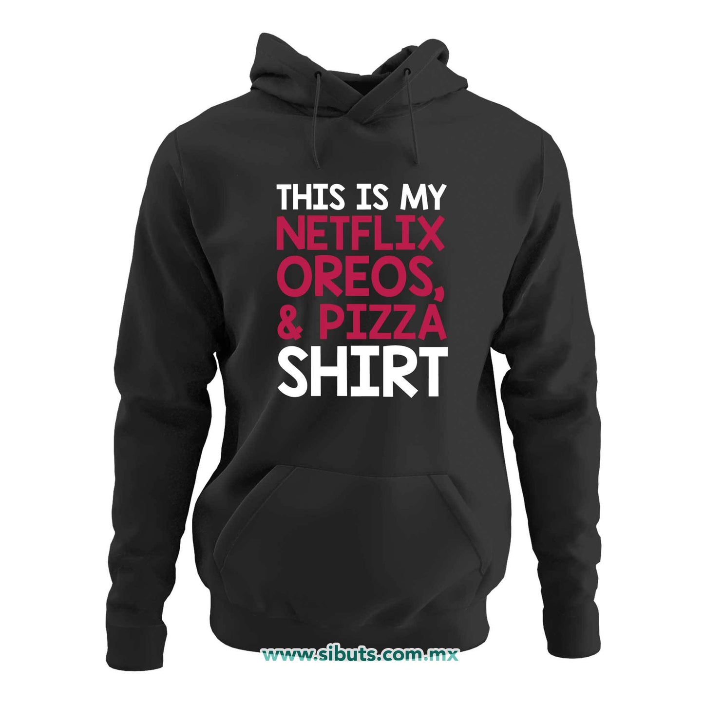 Sudadera Mujer Gorro Frase Netflix Shirt