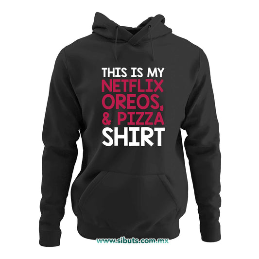 Sudadera Mujer Gorro Frase Netflix Shirt