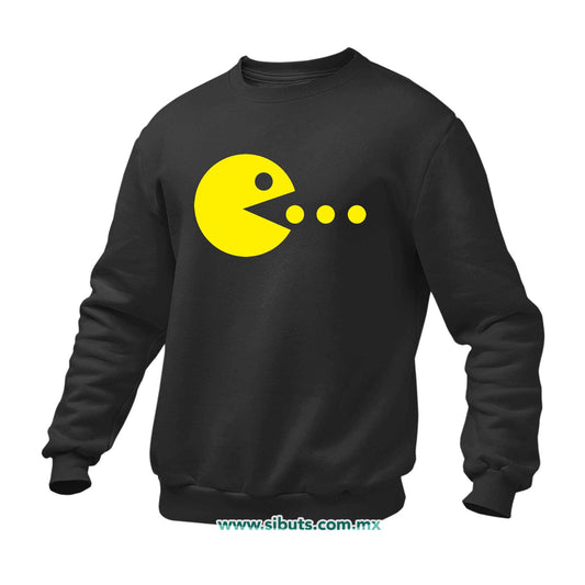 Sudadera Hombre Cuello Redondo Pacman Gamer
