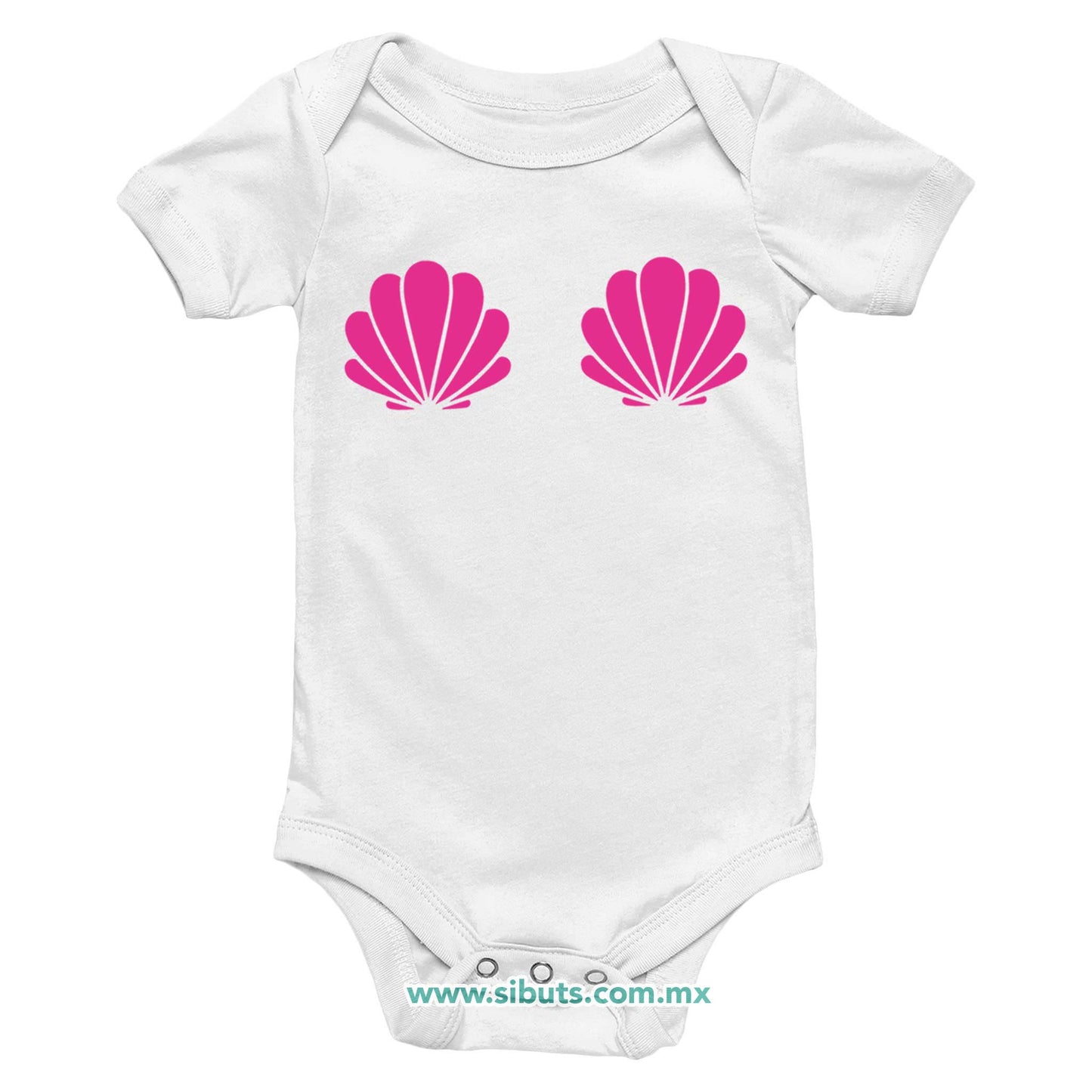 Pañalero Bebé Conchas Sirena