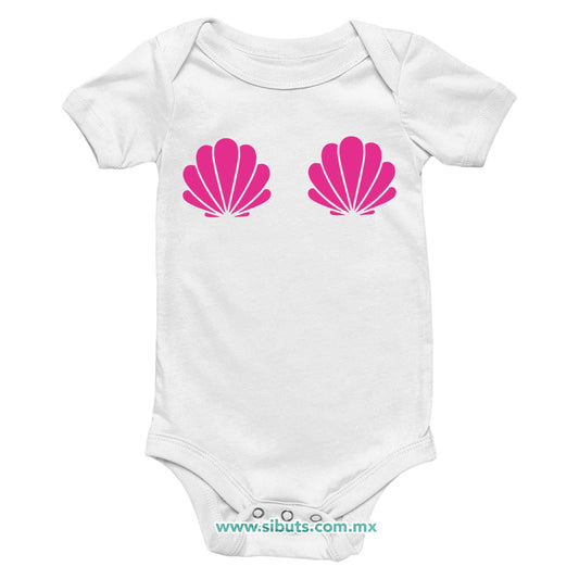 Pañalero Bebé Conchas Sirena