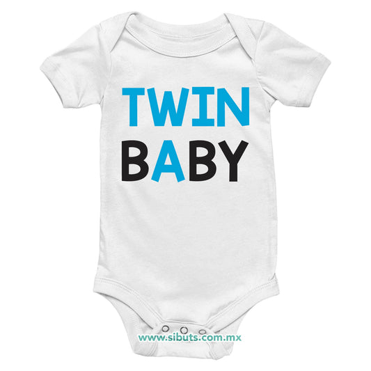 Pañalero Bebé Gemelos Twin Baby Azul