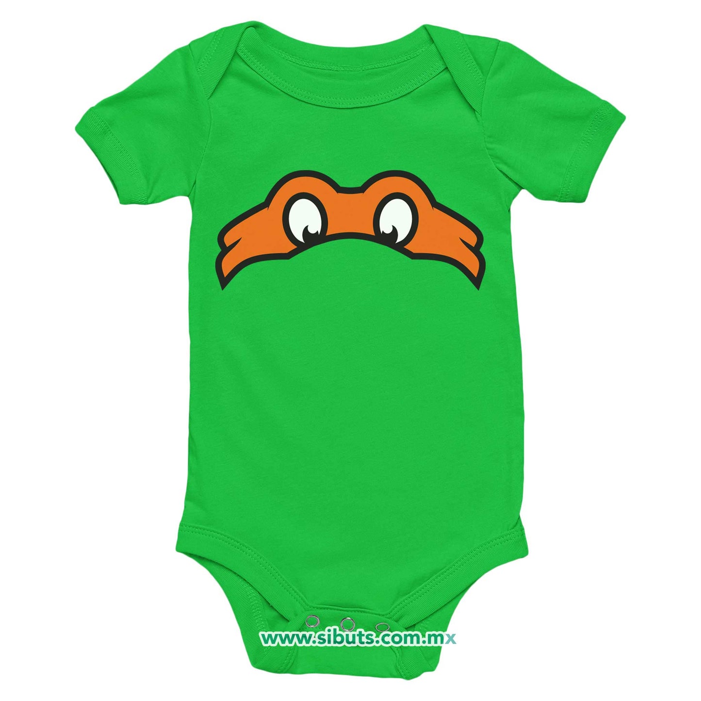 Pañalero Bebé Antifaz Tortuga Ninja Miguel Angel