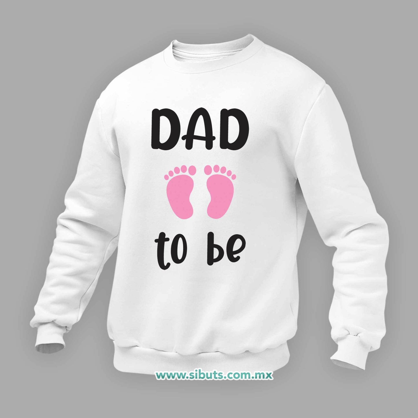 Sudadera Hombre Cuello Redondo Sex Reveal Dad To Be Niña