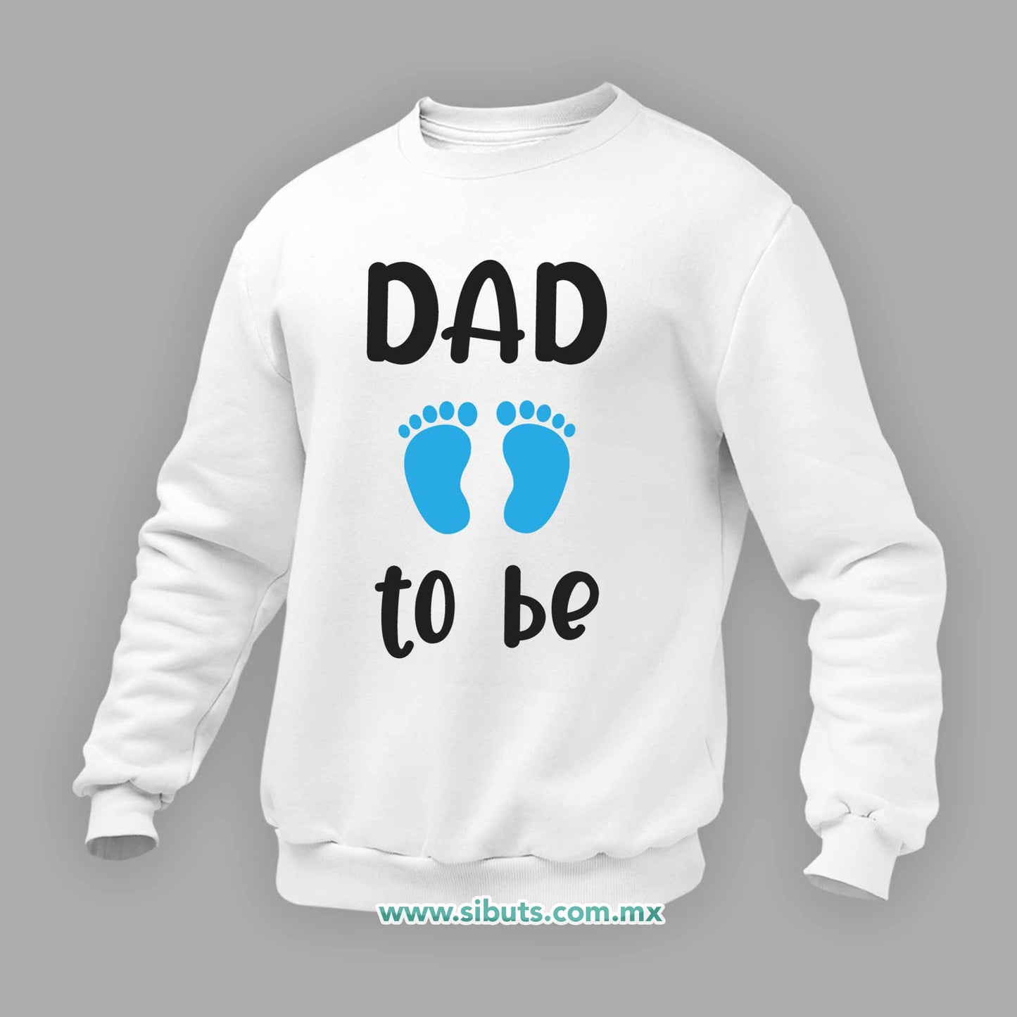 Sudadera Hombre Cuello Redondo Sex Reveal Dad To Be Niño