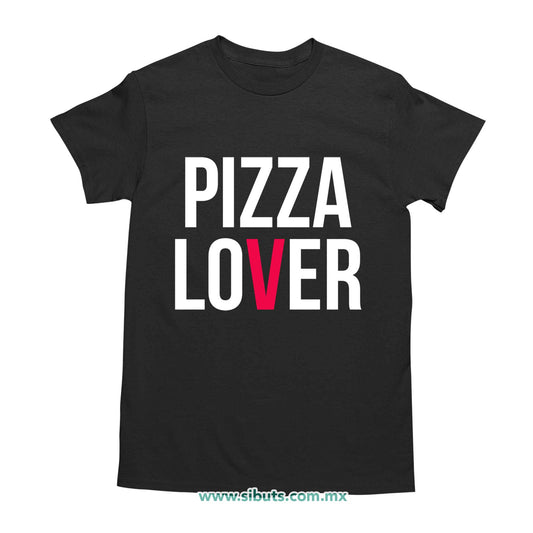 Playera Hombre Pizza Lover