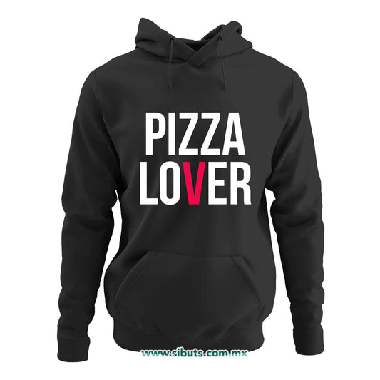 Sudadera Mujer Gorro Pizza Lover