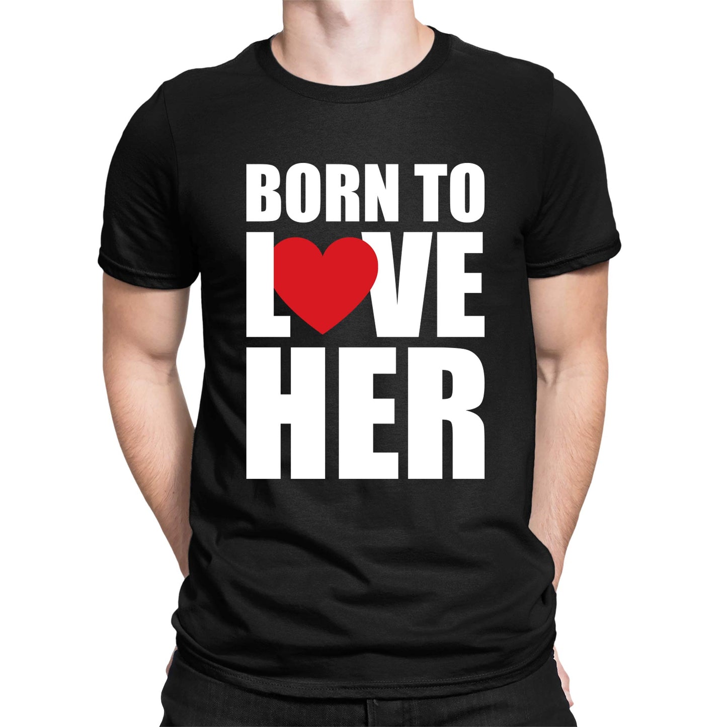 Playera para Parejas Nací para Amarla y Nací para Amarlo