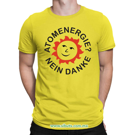 Playera Hombre Dark Atomenergie Nein Danke