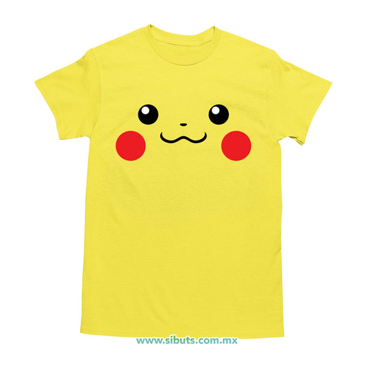 Playera Hombre Pokemon Pikachu