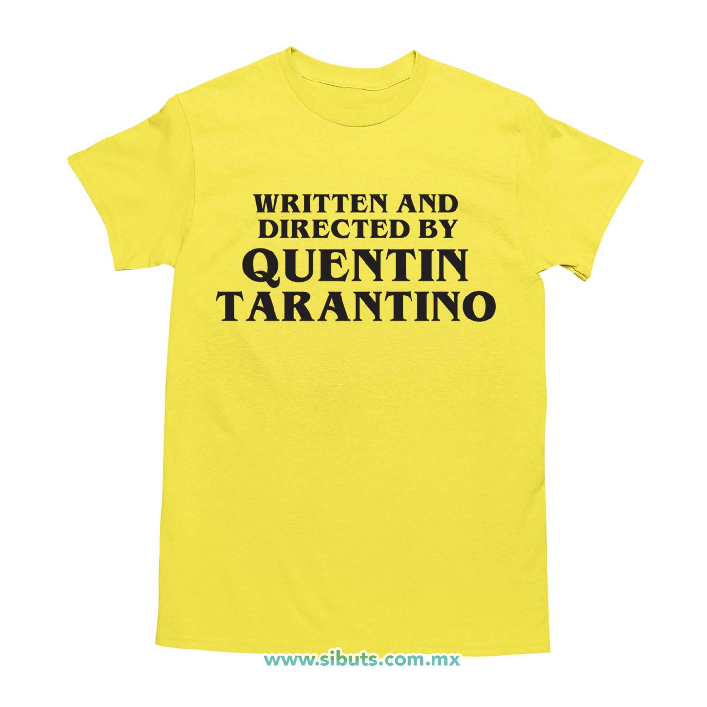 Playera Hombre Written And Directed By Quentin Tarantino