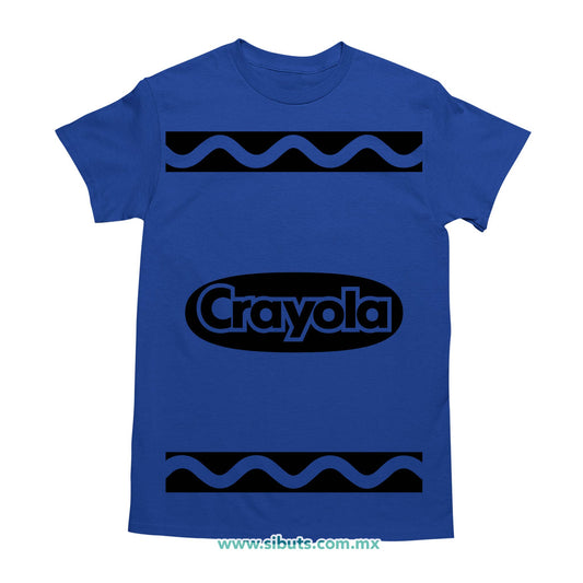 Playera Hombre Crayola Azul