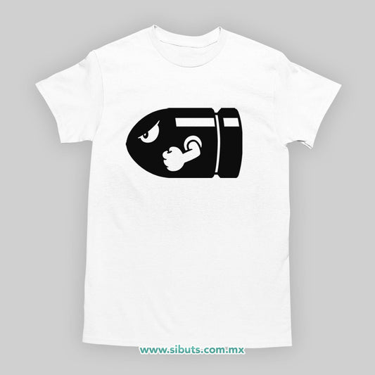 Playera Hombre Super Mario Bross Bullet