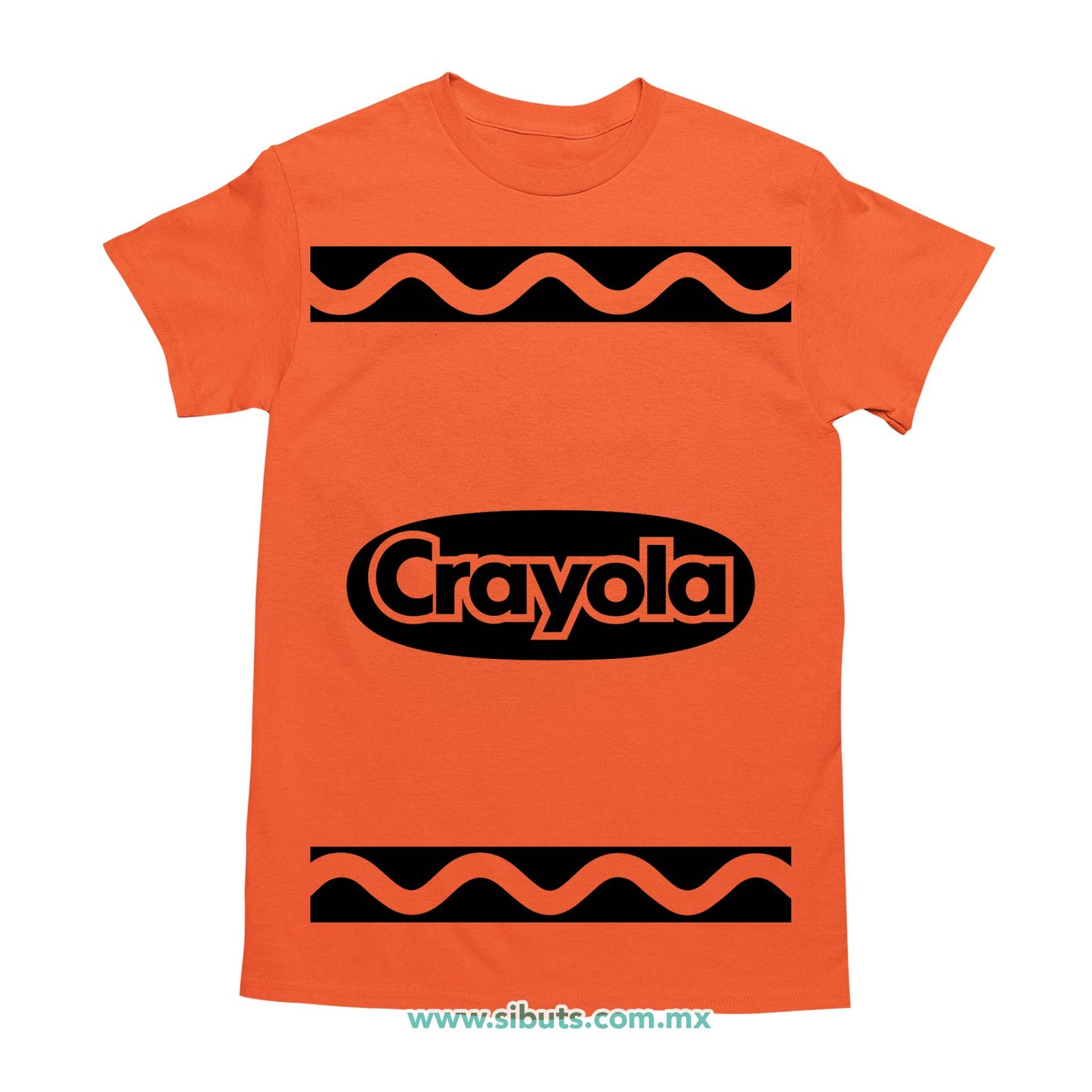 Playera Hombre Crayola Naranja