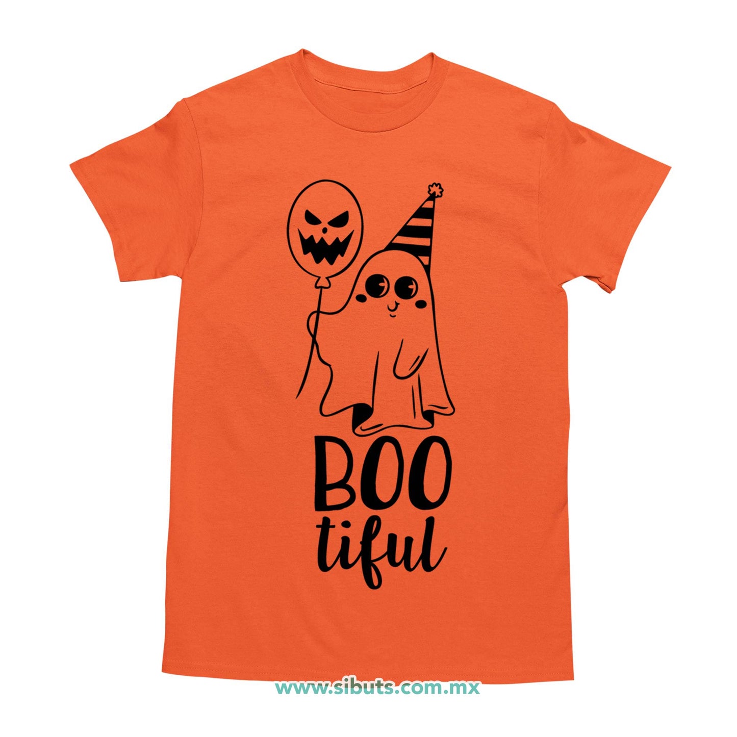 Playera Hombre Halloween Boo Tiful