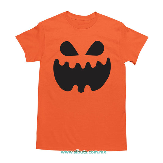 Playera Hombre Halloween Calabaza Pumpkin