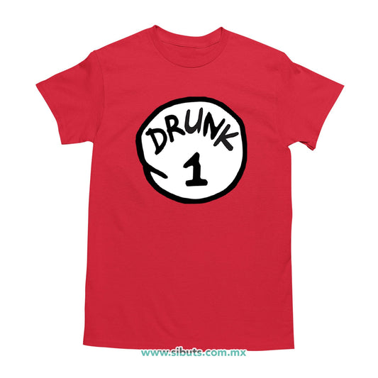 Playera Hombre Dr. Seuss Drunk 1