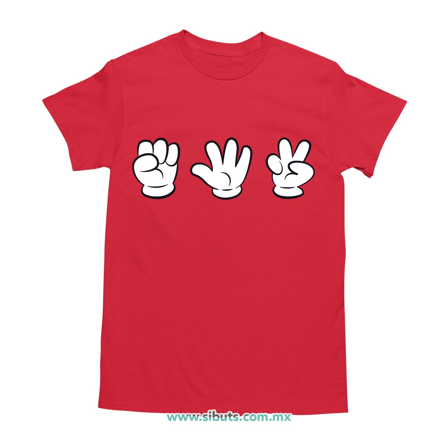 Playera Hombre Juego Piedra Papel O Tijera