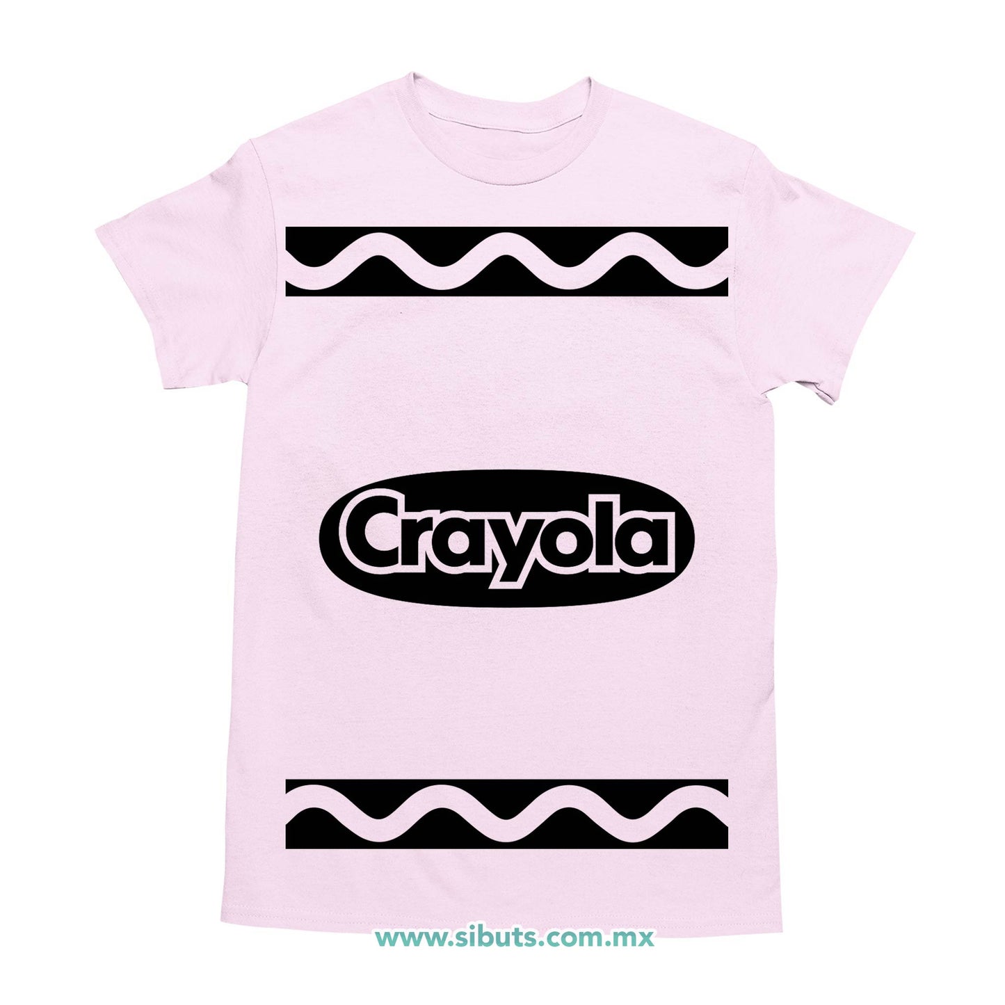 Playera Hombre Crayola Rosa