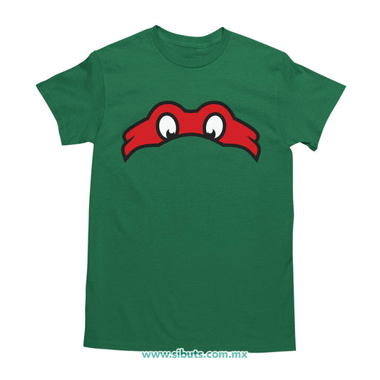 Playera Hombre Tortuga Ninja Rafael
