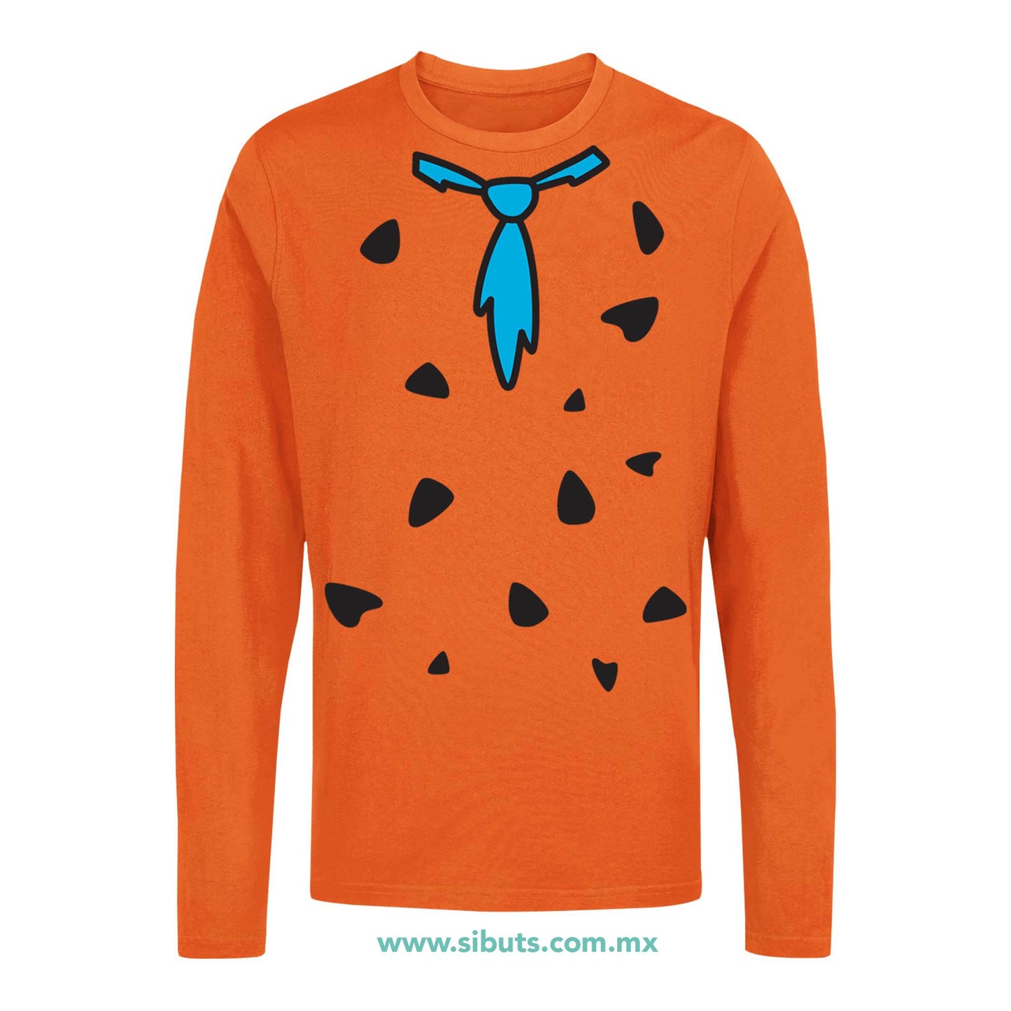 Playera Hombre Manga Larga Pedro Picapiedra