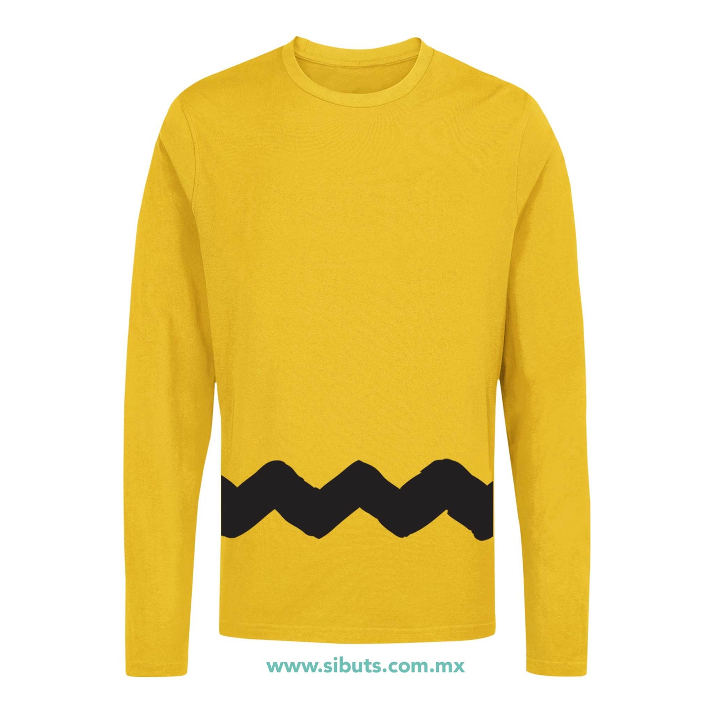 Playera Hombre Manga Larga Charly Brown