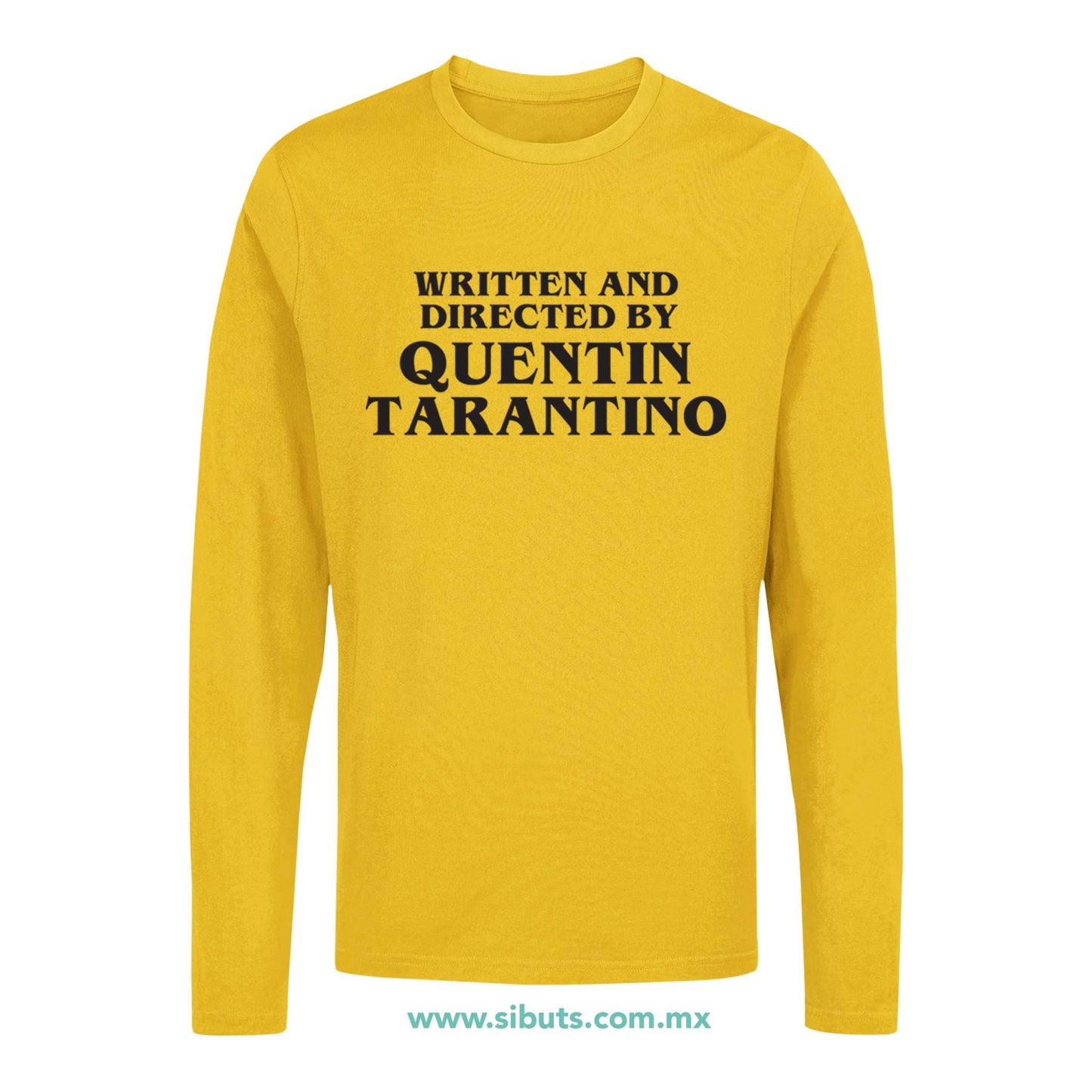 Playera Hombre Manga Larga Written And Directed By Quentin Tarantino