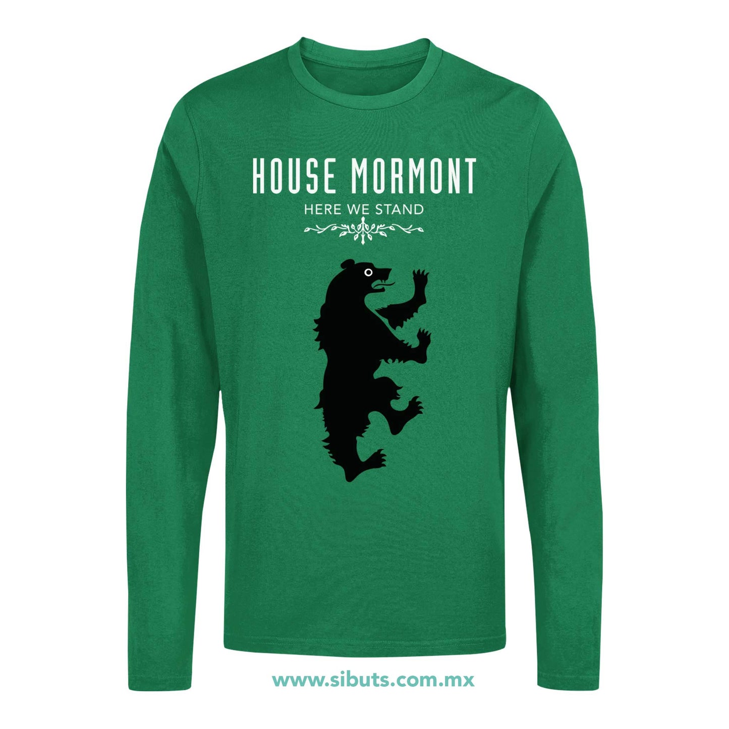Playera Hombre Manga Larga Game Of Thrones House Mormont