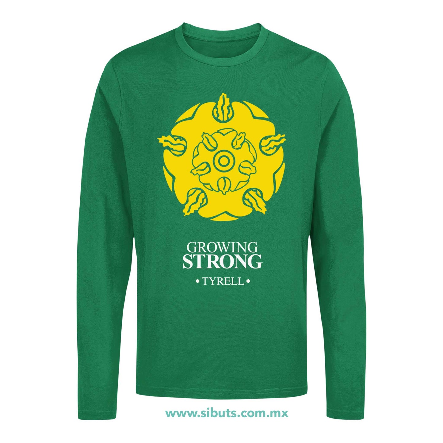 Playera Hombre Manga Larga Game Of Thrones House Tyrell