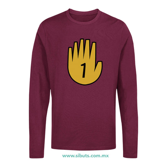 Playera Hombre Manga Larga Gravity Falls Diario