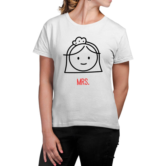 Playera para Parejas Mrs. y Mr. Esposos