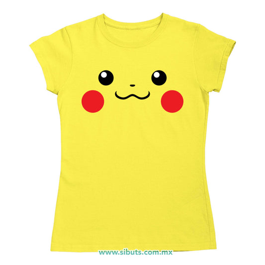 Playera Mujer Pokemon Pikachu