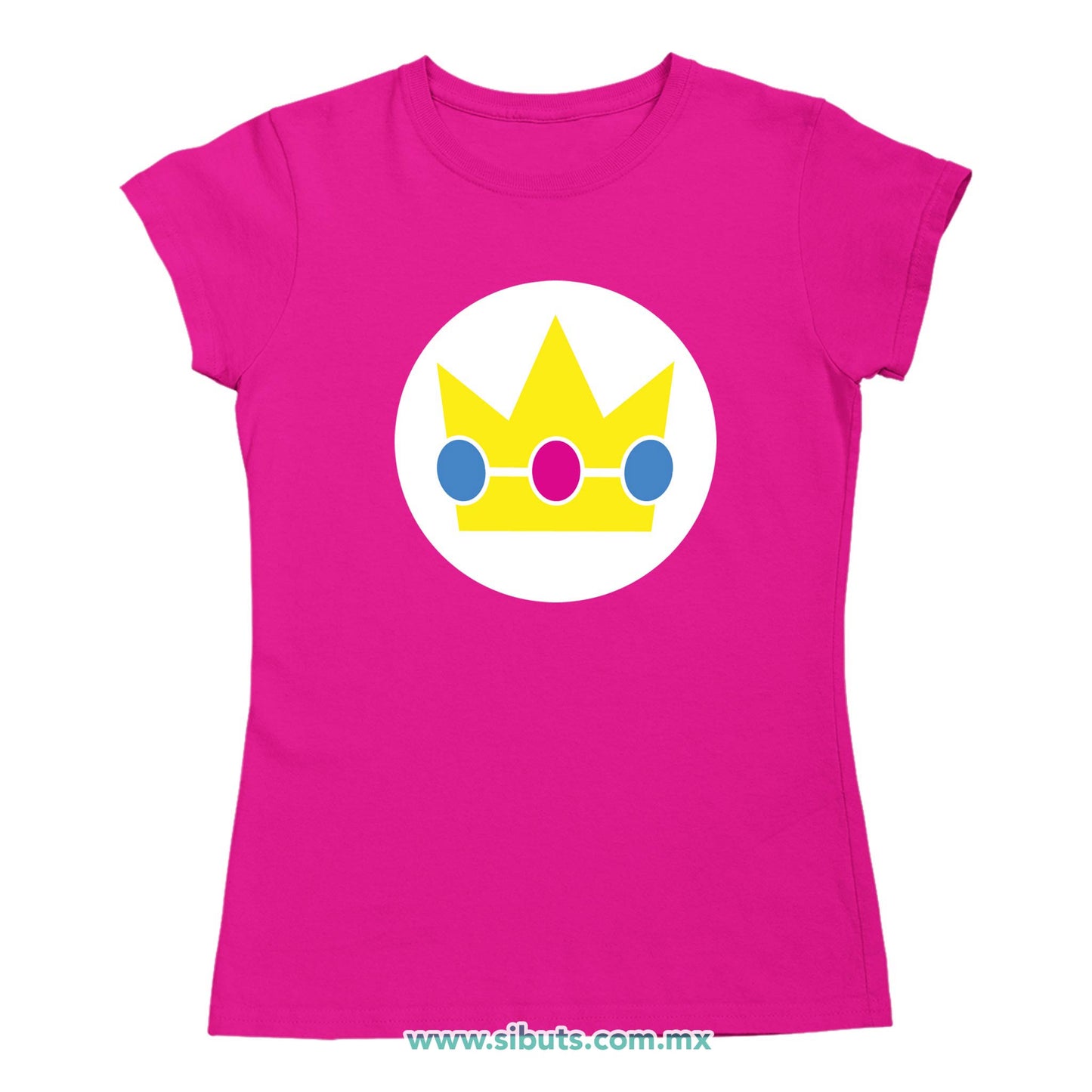 Playera Mujer Mario Bros Princess