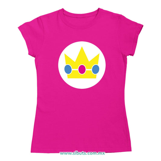 Playera Mujer Mario Bros Princess
