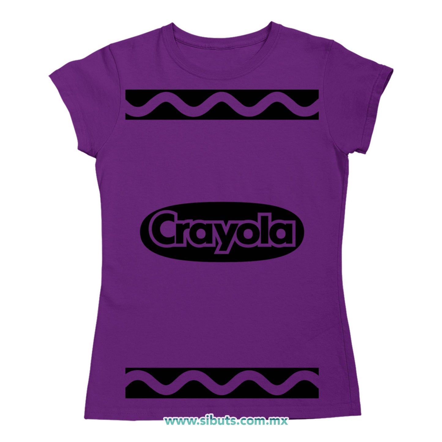 Playera Mujer Crayola Morado