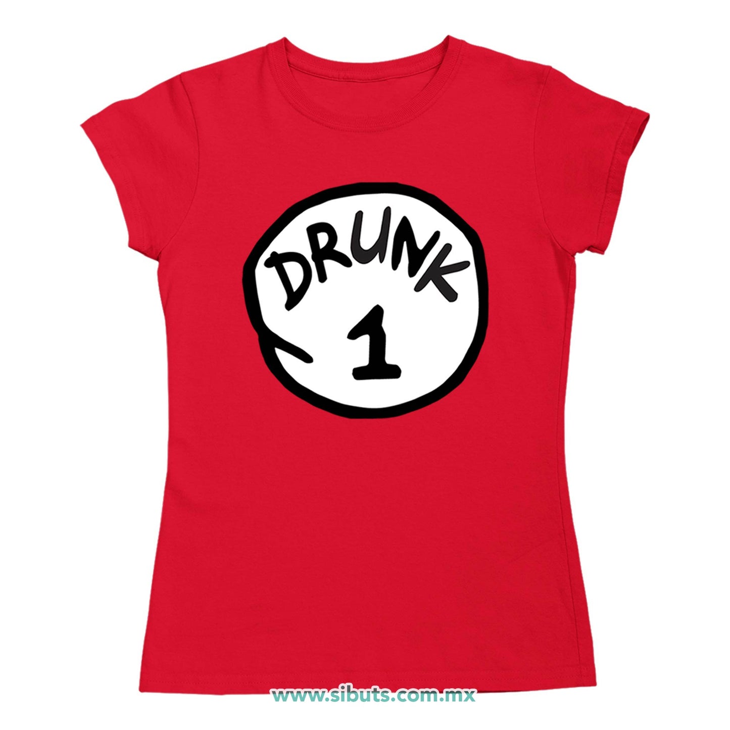 Playera Mujer Dr. Seuss Drunk 1