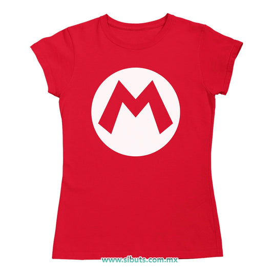 Playera Mujer Super Mario Bros