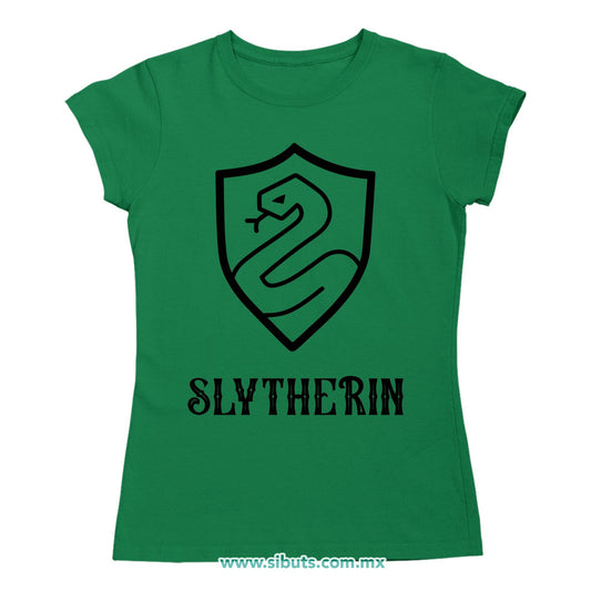 Playera Mujer Harry Potter Slytherin