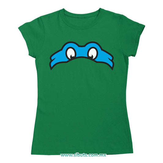 Playera Mujer Tortuga Ninja Leonardo