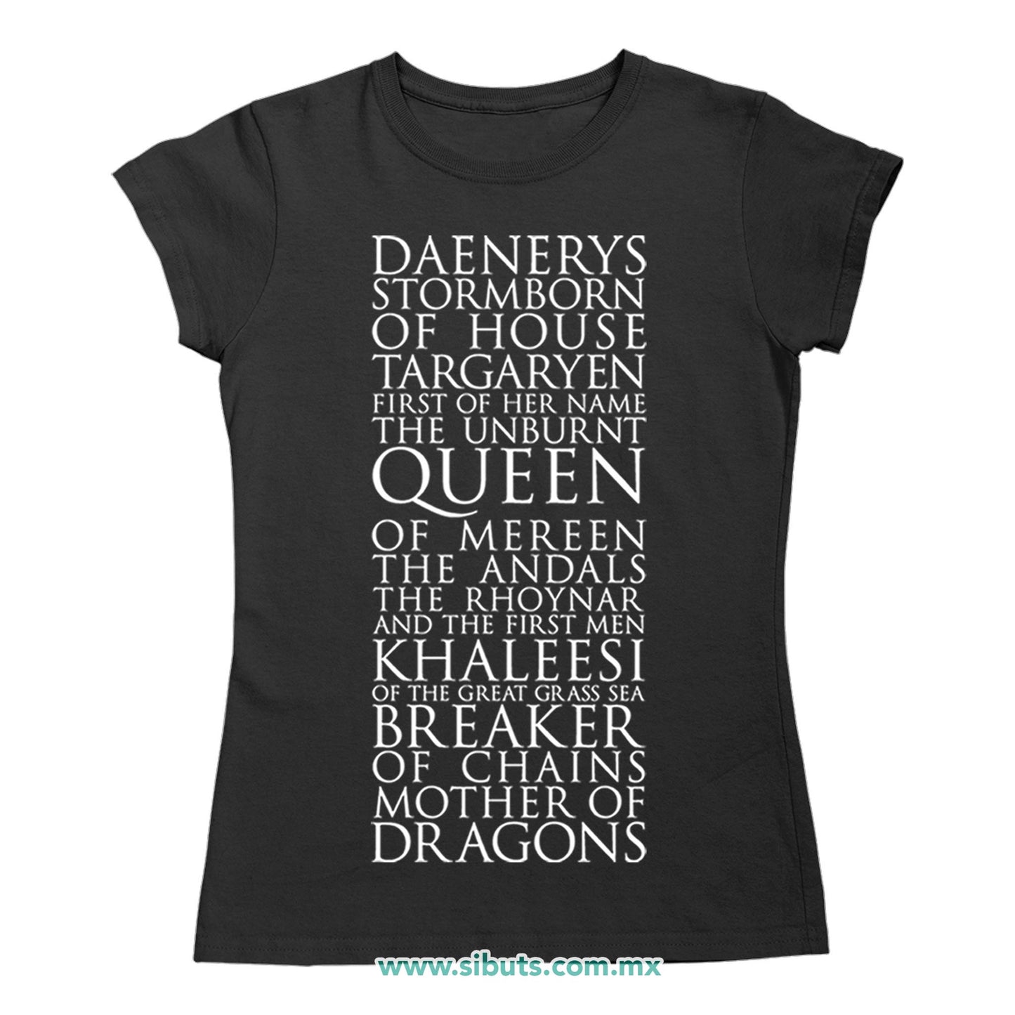 Playera Mujer Game Of Thrones Daenerys