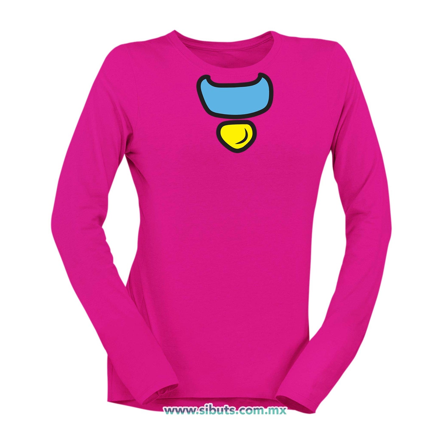 Playera Mujer Manga Larga Picapiedra Dino