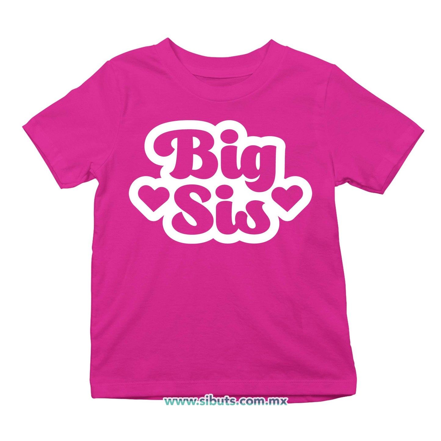 Playera Niña Big Sis Hermana Mayor