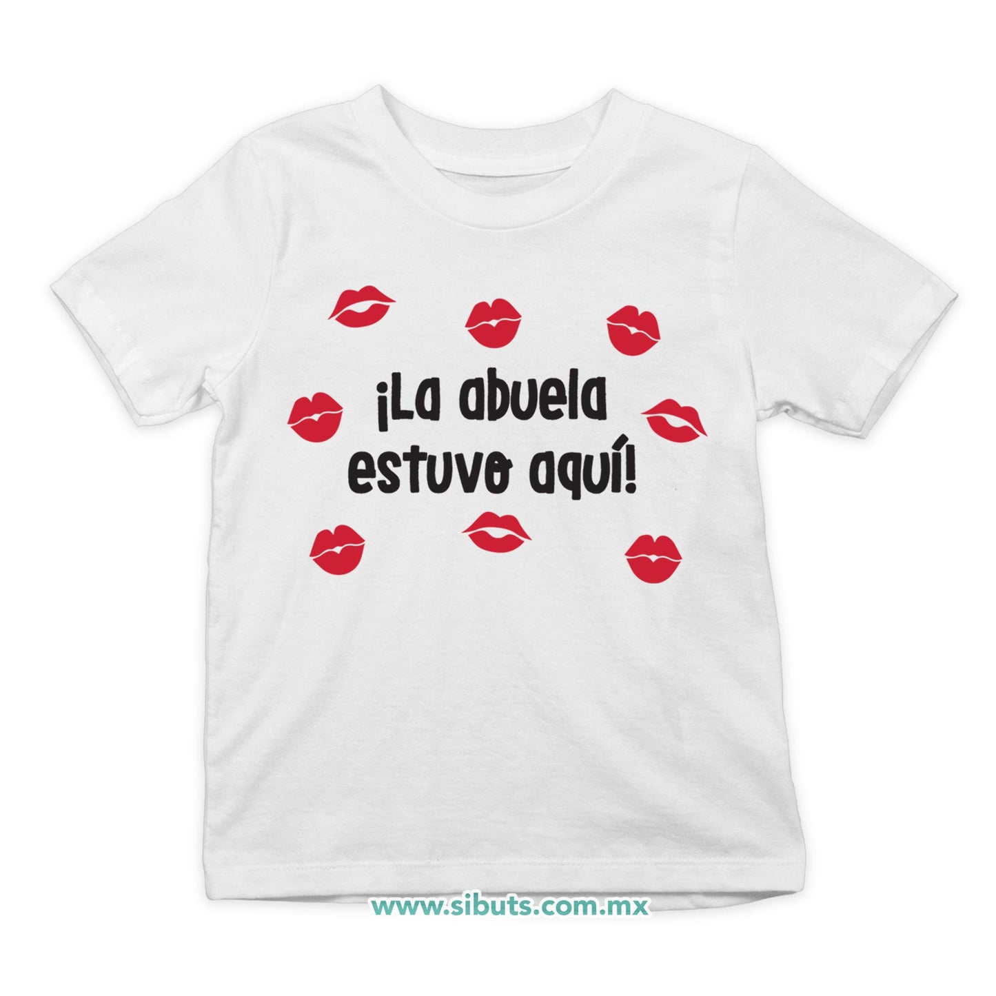 Playera Niño La Abuela Estuvo Aquí