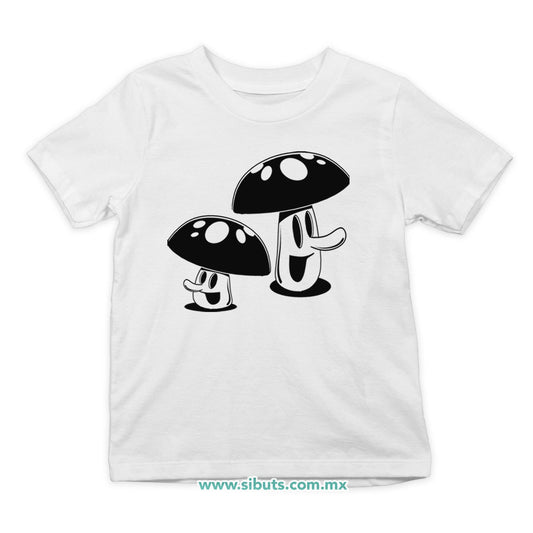 Playera Niño Mushrooms Hongos