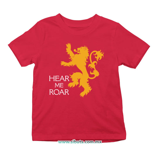 Playera Niño Game Of Thrones House Lanister